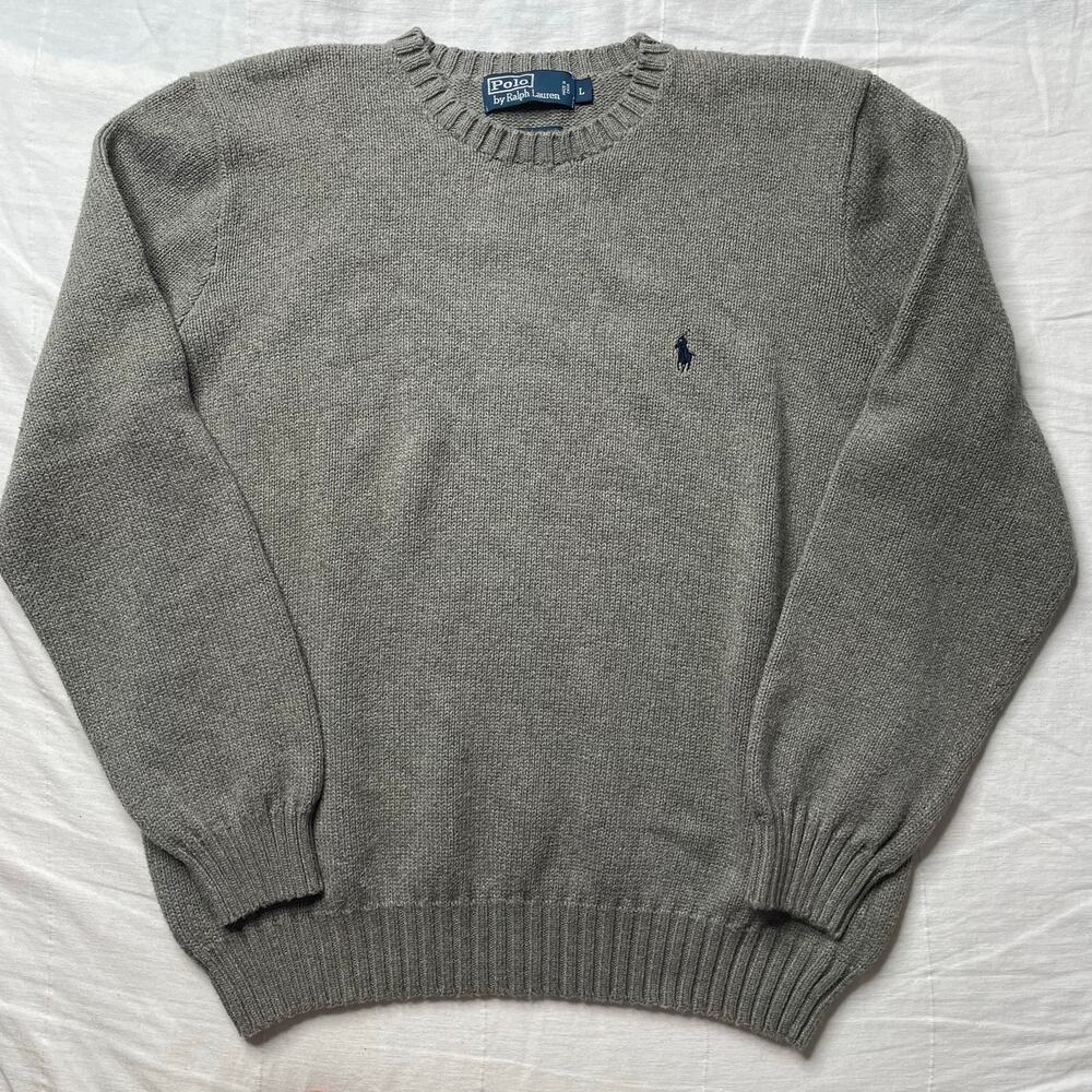 Polo by Ralph Lauren Gray Crewneck Sweater
